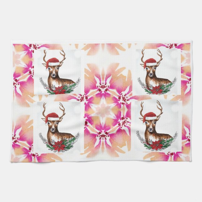 Mama Luxury Deer Template Küchentuch (Horizontal)