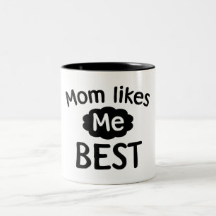 Mama mag mich Bestes Zweifarbige Tasse