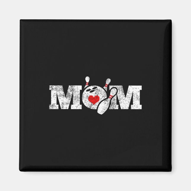 Mama Mama Bowling Sports Magnet (Vorne)