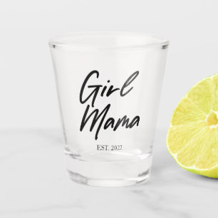 Mama Mama Custom Est Year Minimal Mama Mother Momm Schnapsglas