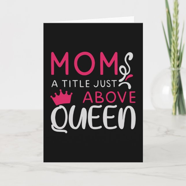 Mama - Mama ein Titel über Königin Karte (Vorderseite)