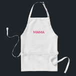 Mama Mama Mama auf Spanisch heiß rosa Fuchsienmini Schürze<br><div class="desc">Mama Mom in spanisch heiß rosa Fuchsia Text minimalistisch moderne elegante elegante erwachsene Schürze.</div>