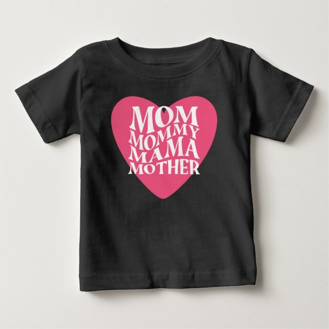 Mama Mama Mama Mutter Baby T-shirt (Vorderseite)