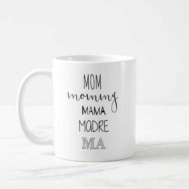 Mama-Mama-Mutter Madre Ma Mug Tasse (Links)