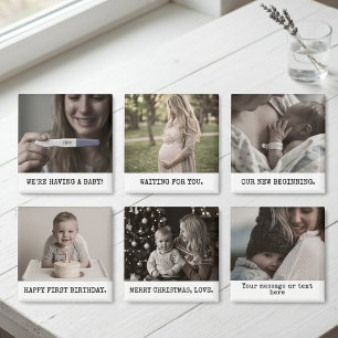 Mama Mami   Personalisiertes erstes Muttertagsfoto Magnet