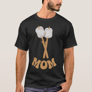 Mama Marshmallow glücklicher Camper 1. Geburtstag T-Shirt