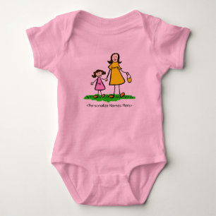 Mama & Me - Mutter und Tochter Brünettes Shirt