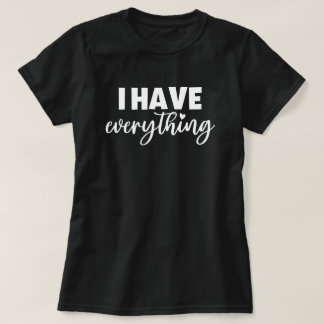 Mama & Me Outfit "Ich habe alles" Mommy Schwarz T-Shirt