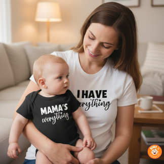 Mama & Me passendes "Mama's Everything" Neugeboren Baby Strampler