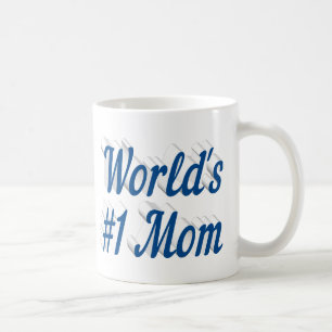 Mama Meerblauer Halbtext Tasse