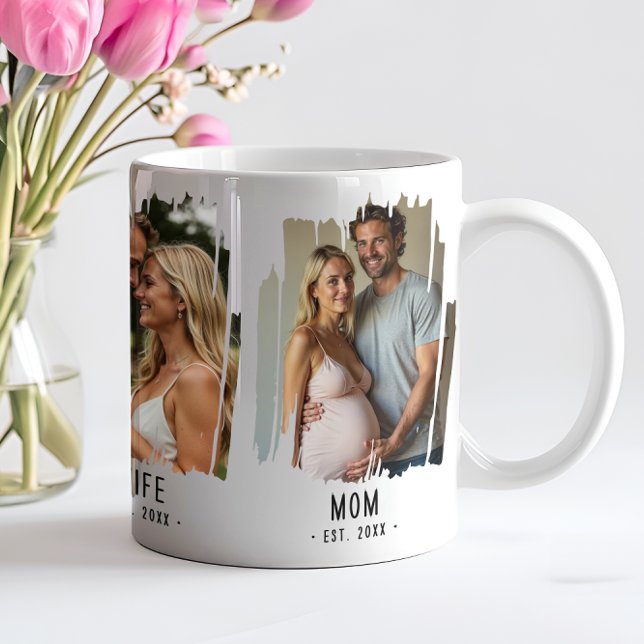 Mama Meilensteine Fotos & Jahre Geschenkideen Kaffeetasse (Von Creator hochgeladen)