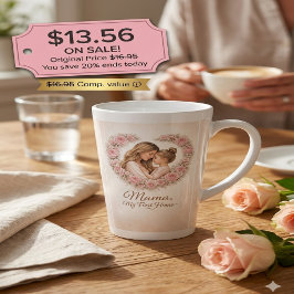 Mama — Mein erstes Zuhause | Mutter-und-Tochter-Bl Milchtasse