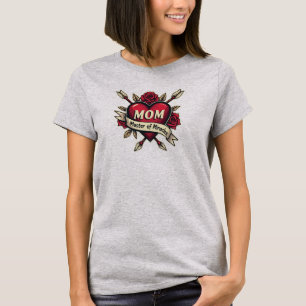Mama Meister der Wunder Herz Tattoo T-Shirt