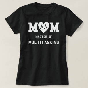 Mama Meisterin des Multitaskings Lustiges Mutterzi T-Shirt