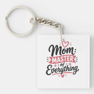Mama Meisterin von allem Muttertagsgeschenk einfac Schlüsselanhänger