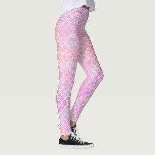 Mama Mermaid Pattern Leggings