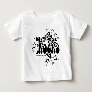 Mama-Milch-Felsen Baby T-shirt