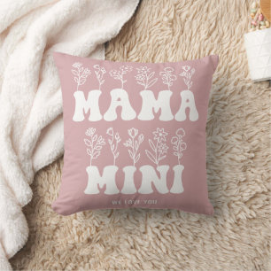 Mama Mini Wir Liebe Sie Custom Mütter Day Kissen
