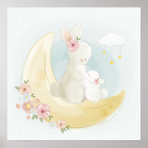 Mama mit Babyposter Poster