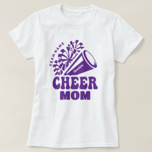 Mama mit benutzerdefinierten Teamnamen und Kid-Nam T-Shirt