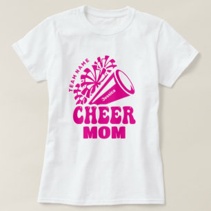 Mama mit benutzerdefinierten Teamnamen und Kid-Nam T-Shirt
