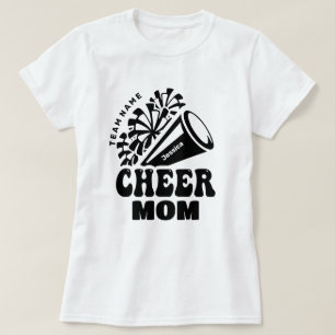 Mama mit benutzerdefinierten Teamnamen und Kid-Nam T-Shirt