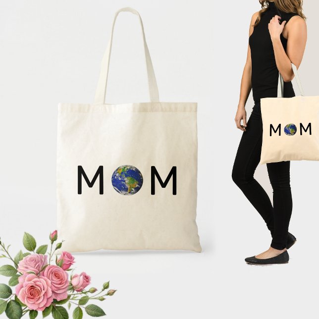 Mama mit dem Planeten Erde Tragetasche (Von Creator hochgeladen)