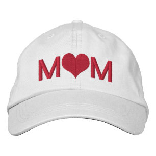 Mama mit Herz Bestickte Baseballkappe