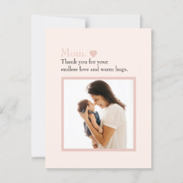 "Mama" mit Herzfunktion und benutzerdefinierter Me Postkarte