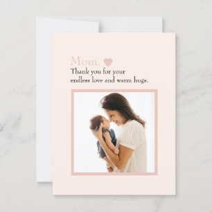 "Mama" mit Herzfunktion und benutzerdefinierter Me Postkarte