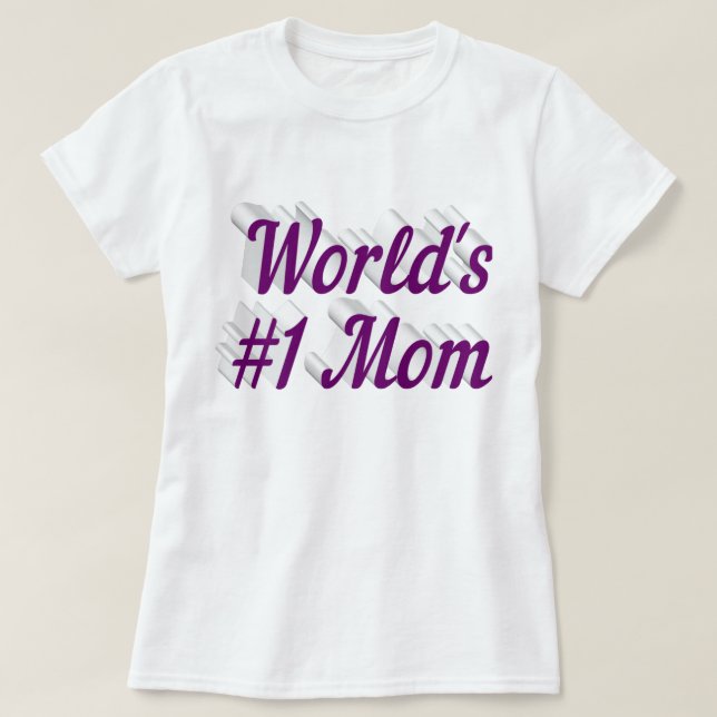 Mama mit lila T - Shirt (Design vorne)
