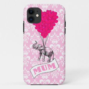 Mama mit rosa Elefant Case-Mate iPhone Hülle