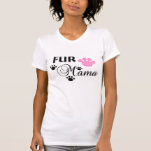 Mama mit rosa Pfoten Frauen T-Shirt
