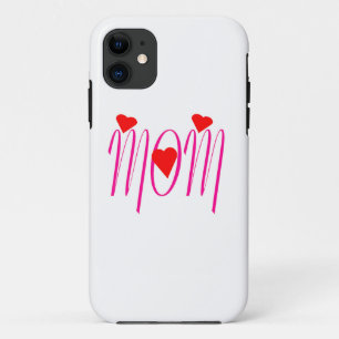 Mama mit Rotem Herzen Case-Mate iPhone Hülle