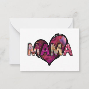 Mama Mitteilungskarte