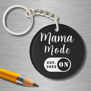 Mama-Modus AN, Baujahr geschätzt , Schwarze Custom Schlüsselanhänger