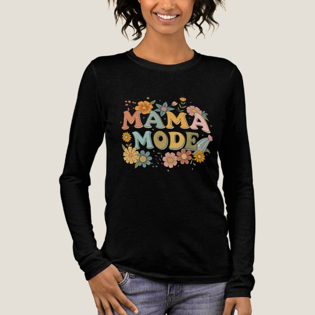 Mama-Modus Tri-Blend Shirt (Vorderseite)
