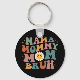 Mama Mom Bruh Retro Groovy Muttertagsgeschenke Fra Schlüsselanhänger