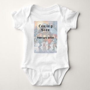 Mama Mom süße Schwangerschaftsankündigung Baby Strampler