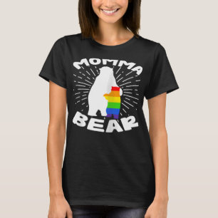 Mama Momma Bear Gay Lesbian Mother Mother Rain T-Shirt