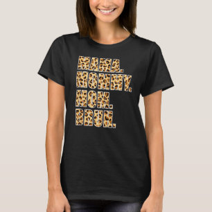 Mama Mommy Mama Bruh Mommy Boy Mama Leopard T-Shirt