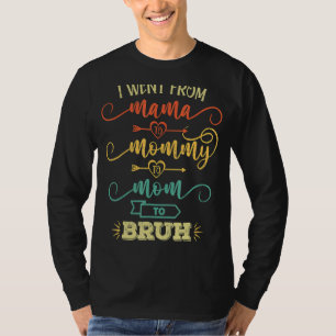 Mama Mommy Mama Bruh Retro Mommy und Me Boy Mama L T-Shirt