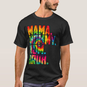 Mama Mommy Mutti bruh Tie Dye lustig Retro-Mütter T-Shirt