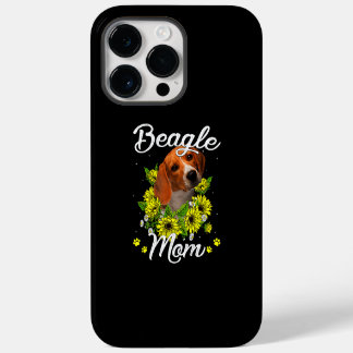 Mama Mors Day/Sonnenblume Beagle Mama iPhone 14 Pro Max Hülle