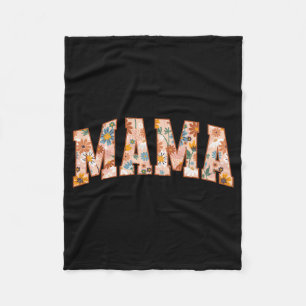 Mama Mothers Day Gardener Mama Blume Niedlich 1 Fleecedecke