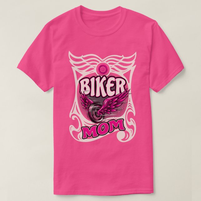 Mama Motorrad Mutter Frauen T-Shirt (Design vorne)