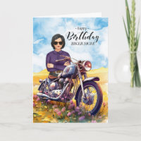 Mama Motorrad Wildblume Geburtstag