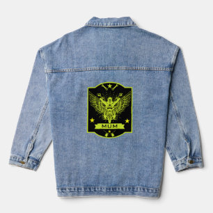 Mama Motorradfahrer Jeansjacke