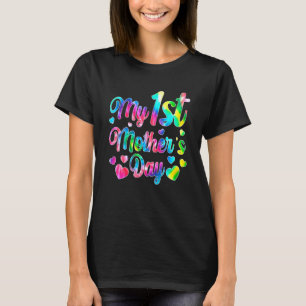 Mama Mütter am ersten Muttertag Gefärbte Krawatte T-Shirt