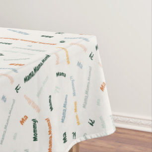 Mama Mutter beste Mom Tischdecke